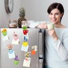 8 Pack Mini Vase Magnets for Fridge - DIY Flower