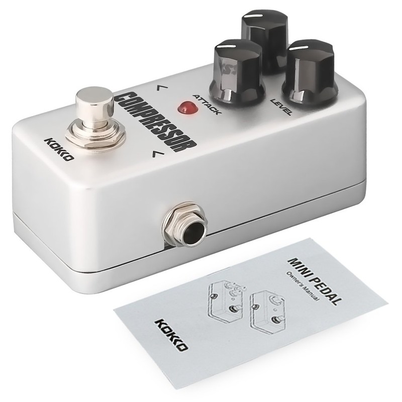 Compressor Guitar Pedal, Mini Effect Processor Fully Analog Circuit Universal