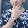 BUREI Men's Watch, Analog Quartz, Waterproof, Popular, Simple, Stylish, Business,