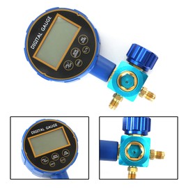 Areyourshop Refrigeration HVAC Digital Pressure Gauge Single Manifold Gauge