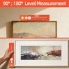 7 Inch Aluminum Torpedo Level with 90°/180° Bubble Vials,Magnetic Leveler