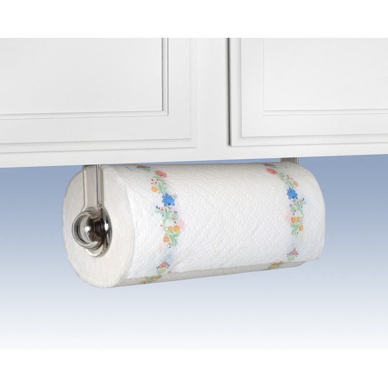 Spectrum Diversified Wall Mount Paper Towel Holder, Clear