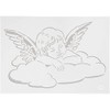 Viva Decor A4 Universal Stencil - Angel on Cloud #2105