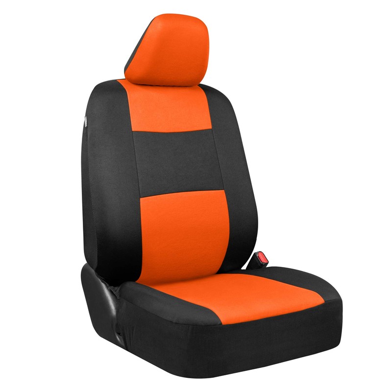 BDK PolyPro Car Seat Covers Full Set in Orange on