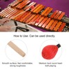 1 Pair Marimba Mallets Medium Hard Yarn Head with Maple