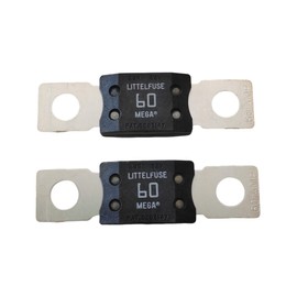 2pcs 0298060 Bolt Down Auto Fuse 60A 32V Time Delay 298 Series MEGA
