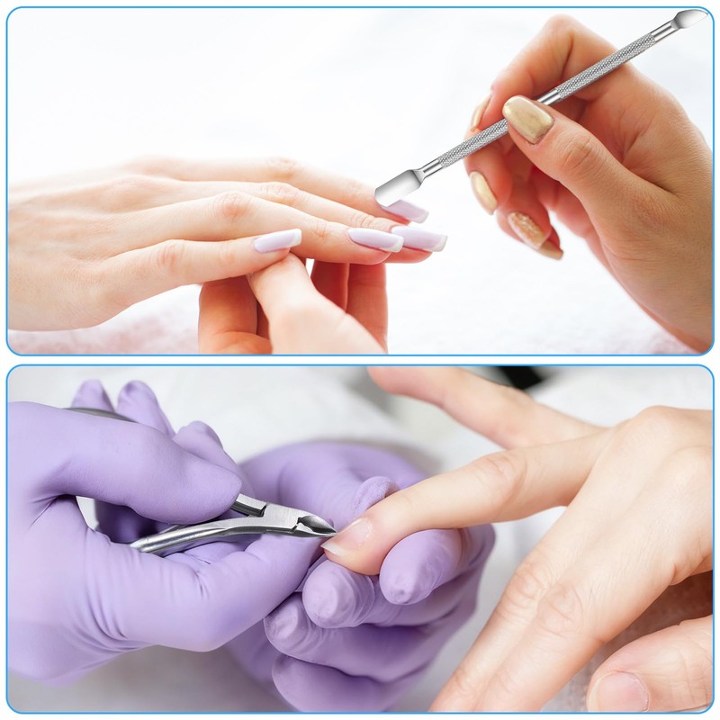 12 Pcs Professional Cuticle Trimmer, Stainless Steel Cuticle Nippers Professional