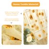 Ufurty Sunflower Window Curtain, 2PCS Sun Flower Floral Voile Sheer