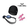 (Hest) Hest Goggles, Swim Cap, and Earplugs Swim Gear Set C-2 / (헤스트)헤스트 수경 수모 귀마개 수영용품 세트 C-2