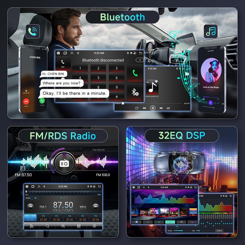 [6G+128G] 8-Core Car Radio for Toyota Tundra 2007-2013/Toyota Sequoia 2008-2019