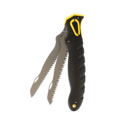 Hunters Specialties Hunting Command Grip Dual Blade Folding Bone & Wood Saw - Sainless Steel Blades, Non-Slip Grip Handle