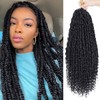 Nice One Long Passion Twist Crochet Hair for Women, Pre-Twisted