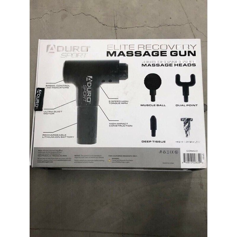 Aduro Muscle Massage Gun Deep Tissue Massager for Athletes, Handheld