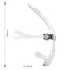 ZIONOR T1 Snorkel Lap Swimming Swimmer Training Diving Snorkeling Comfortable