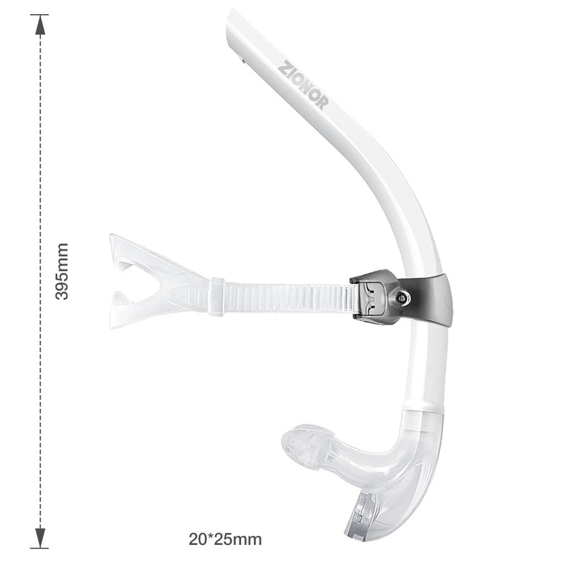 ZIONOR T1 Snorkel Lap Swimming Swimmer Training Diving Snorkeling Comfortable
