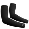Brisk cycling arm warmer sleeve soft shell thermal Black compression