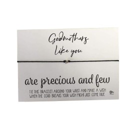 Wish Bracelet - Godmothers Like You are Precious and Few DD1075 (White Card)