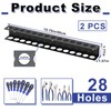 iCHKED Screwdriver Organizer Wall Mount, Screw Driver Holder,Metal Plier Rack