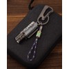 RovyVon Firefly Pro Aurora Borealis Keychain Fluorescent Paracord Beads, Glow