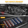 GOOACC Socket Organizer ABS Socket Holder Set 1/4" 3/8" 1/2"