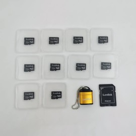 Lerdisk Factory Wholesale Micro SD Card 512MB Pack of 10 in Bulk Small Capacity for Small Files Only,Not Suitable for Camera,Phone(Not GB,1024MB=1GB)