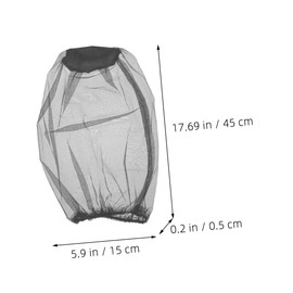 BESPORTBLE 3pcs Portable Mosquito Head Net Mesh for Outdoor Activities Fishing and Camping Lightweight Breathable Design Durable Protective Netting for Neck and Face Protection