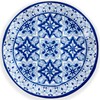 Q Squared Talavera Azul Blue Melamine Dinner Plate, 10.5-Inch, Single