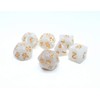 Polyhedral Dice Set Pearl White for Dungeon and Dragons Pathfinder