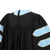 Erligo Unisex Deluxe Doctoral Graduation Gown and Doctoral Hood 8-Sided