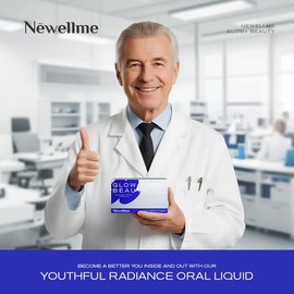 【18,000mg Collagen】Newellme Fruit-Flavored Anti - 25ml Flavored Drink for Brighter Skin, Anti-Aging, Dark Spot Reduction, 14 Bottles, Rich in Antioxidants:_(25mL)x14 bottles