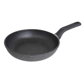 IMUSA 8in Gusto Cast Aluminum Speckled Nonstick Fry Pan with Soft Touch Handle, Gray