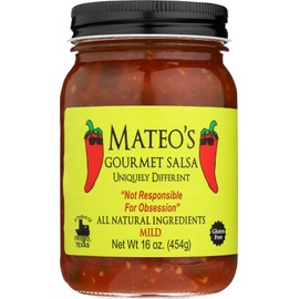 Mateo's Gourmet Salsa 16 Oz (Pack of 2) (Mild) by Mateo's