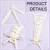 BENECREAT 47.5 cm Wedding Dress Zip Replacement, Beige Bows, Adjustable