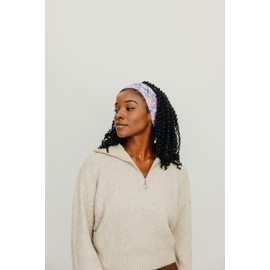 Maven Thread Orchid Set 2 Pack, Workout Headbands for Women, Sports Running Headband for Exercise, Gym hairband Athletic Workouts and Yoga 4" Thick Non Slip Sweatbands for Women 2Pack