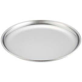 Endoshoji BML03018 Small Plate, Commercial Use, Round Plate for Market, 7.1 inches (18 cm), 18-0 Stainless Steel, Made in Japan