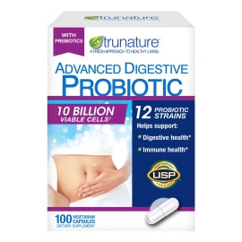 Trunature Probióticos Sabor Advanced 100 Cápsulas Vegano Gluten