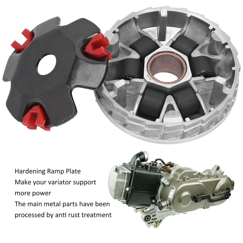 Racing Variator Kit Heat Dissipation High Performance Replacement for GY6