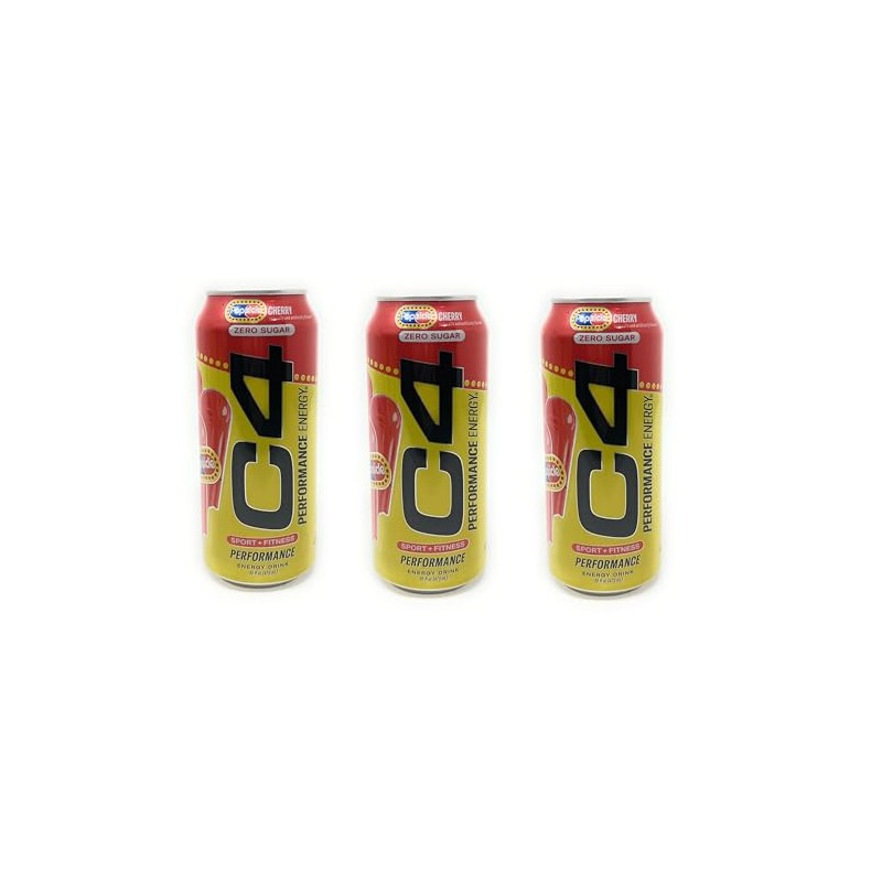 C4 Performance Energy Drink Cherry Popsicle 16oz