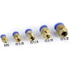 10 PCS Straight Pneumatic Push to Quick Connector Air Fittings