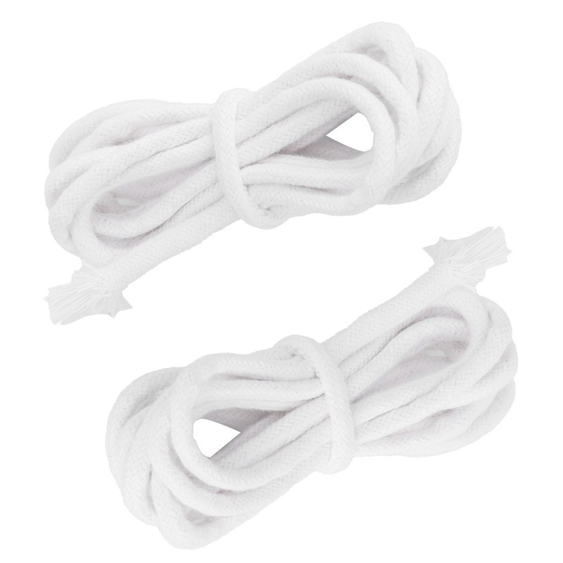 2pcs Candle Wicks Good Oil Absorbency Combustion Durable Braid Cotton