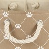 Bone Dry Pet Storage Paw and Bone, Trellis Collection, Small