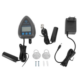 PH Temperature Water Quality Meter Mini Continuous 5 in 1 PH EC SALT SG TEMP Monitor Wireless WiFi Online Water Quality Monitor for Tuya EU Plug 230V