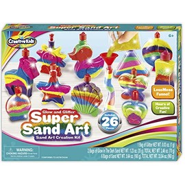 Creative Kids Glow in the Dark Super Glitter Sand Art Kit