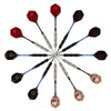 AIMALL 12PCS 23g Brass Tip Dart Flights Aluminum Barrel Nice