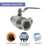 3-Way Ball Valve, 1.5 Inch Sanitary Ball Valve Clamp, 1/2