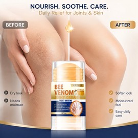 Bee Venom Body Cream for Daily Massage – Lightweight Moisturizing Lotion for Joints, Arms, Legs & Back