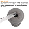 uxcell Drain Pipe Seal Ring, Silicone Ring Washing Machine Sealing
