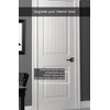 goldenwarm 1 Pack Black and Gold Interior Door Handle, Privacy
