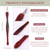 6-Piece Professional Cuticle Trimmer Set, Cuticle Pusher and Knife, Durable