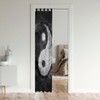 Yin Yang Doorway Curtain Privacy Door Cover Curtain,Boho Trippy Heat